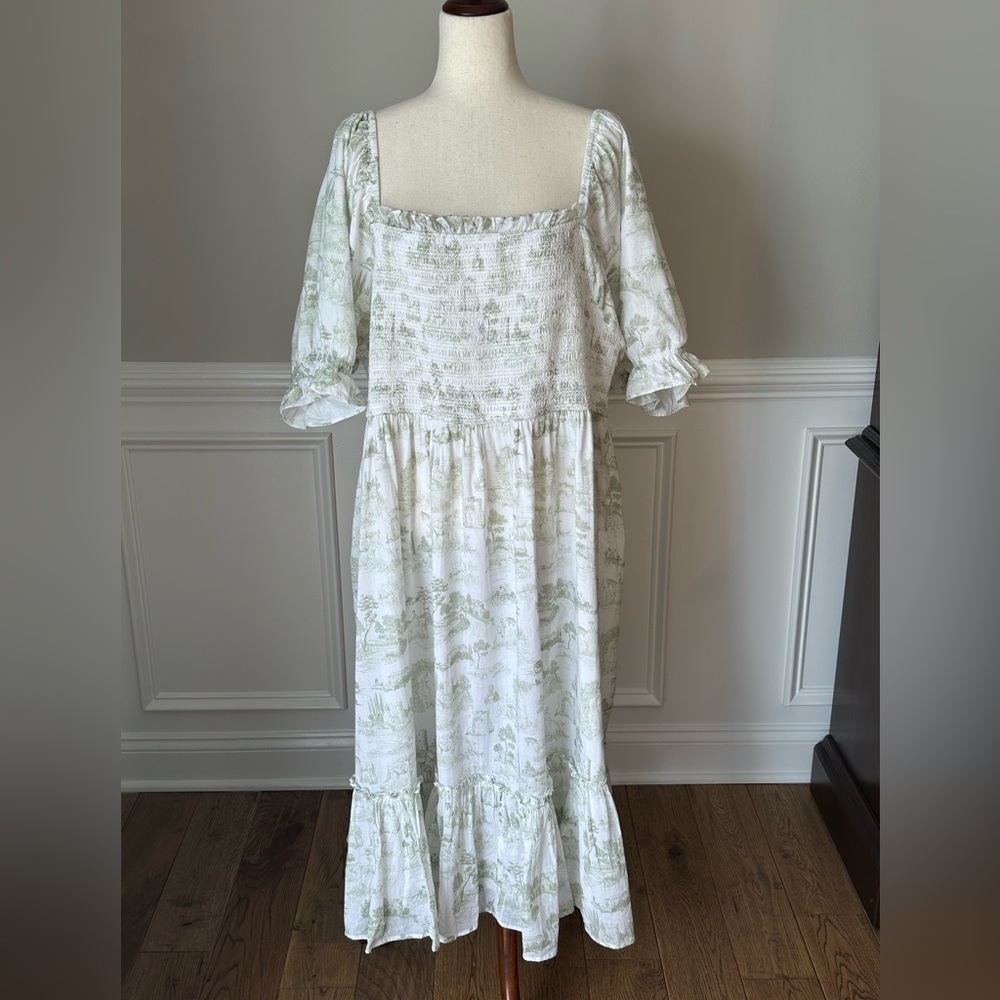 Ivy City Co. Valencia Dress in Sage size 3X - Picture 2 of 13